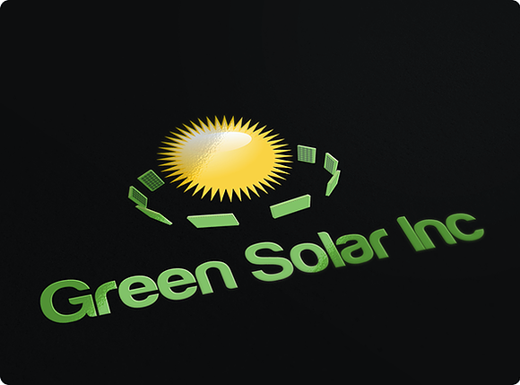 Green Solar Logo Design in Logo Templates - product preview 1