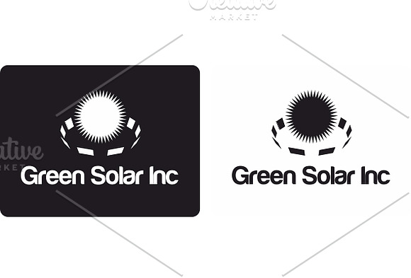 Green Solar Logo Design in Logo Templates - product preview 4