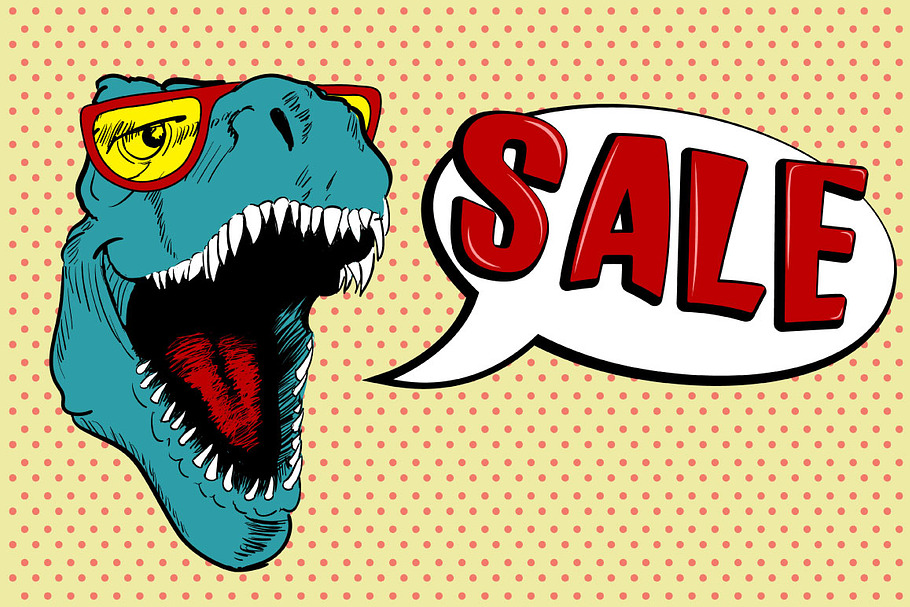 Cool dinosaur calls for sale in Illustrations - product preview 8