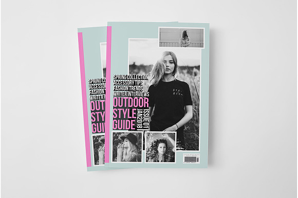 Outdoor Style Guide - Cover Template in Magazine Templates - product preview 1
