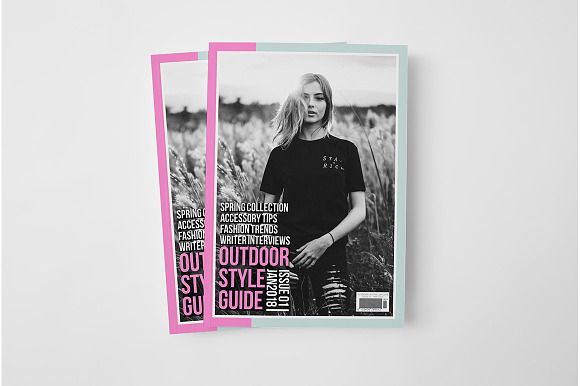 Outdoor Style Guide - Cover Template in Magazine Templates - product preview 4