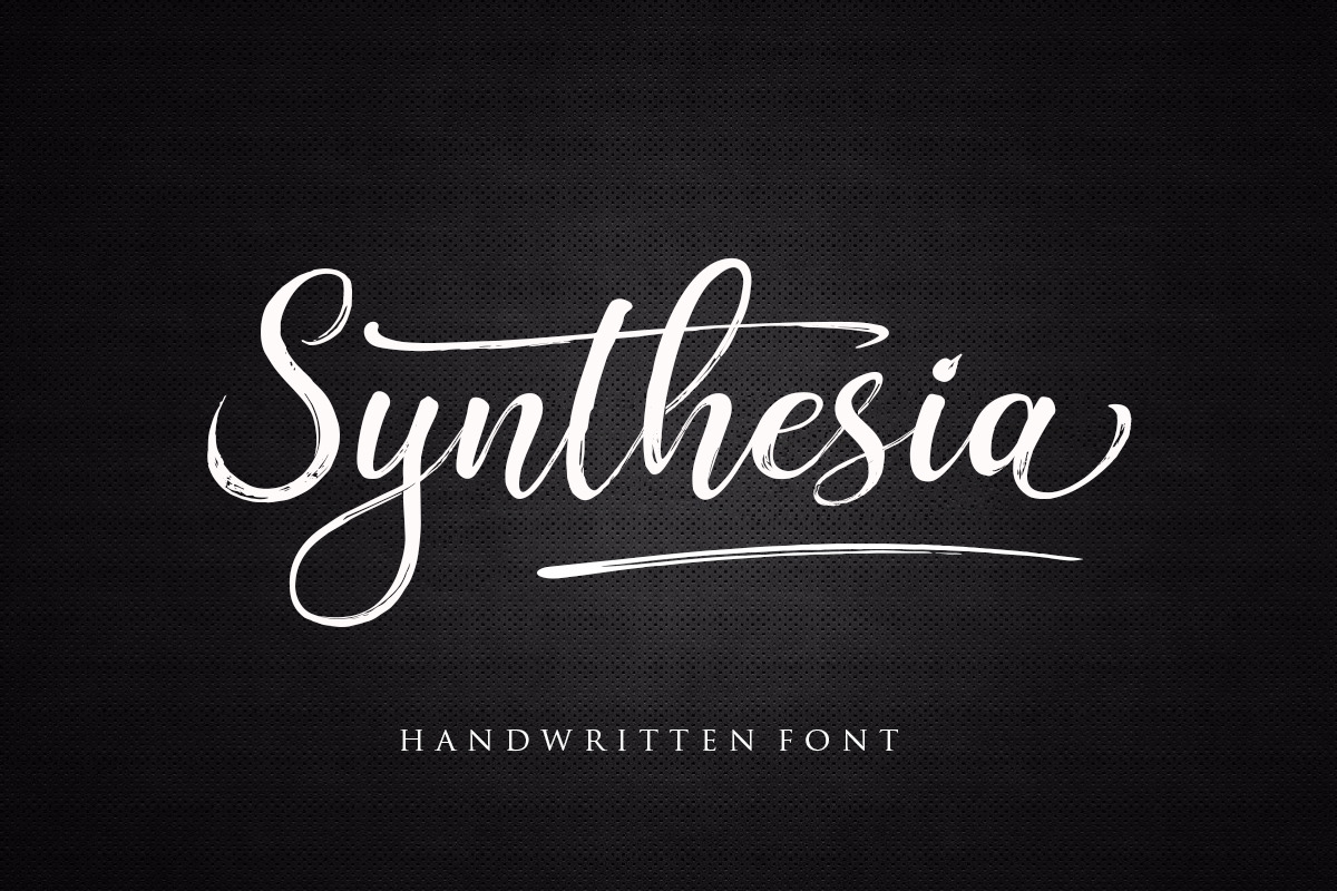 Synthesia in Script Fonts - product preview 8