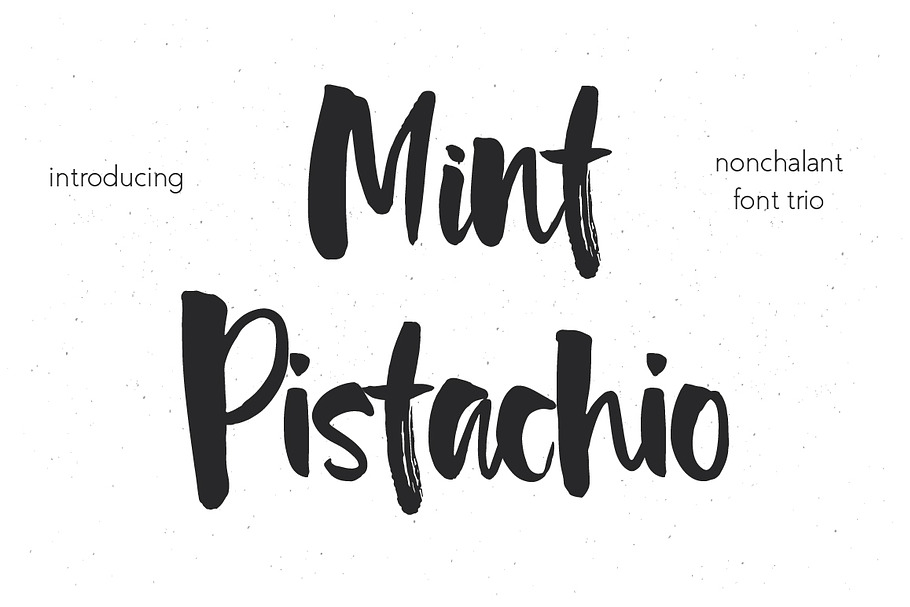 Mint Pistachio Font Trio in Script Fonts - product preview 8