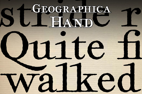 Geographica Hand in Serif Fonts - product preview 1