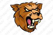 Bear Grizzly Mean Animal Mascot