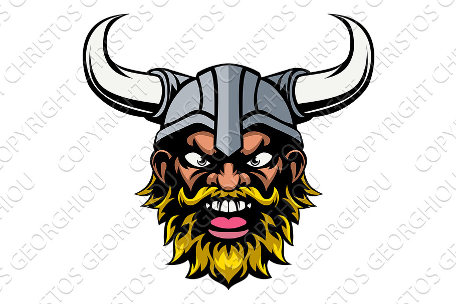 Viking Mascot in Illustrations - product preview 8