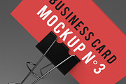 Business Card Mockup N°3