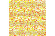 ceramic yellow orange mosaic background seamless texture in swimming pool or kitchen