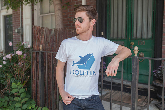 Dolphin Logo in Logo Templates - product preview 3