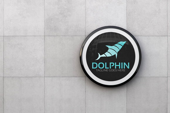Dolphin Logo Version 2 in Logo Templates - product preview 1