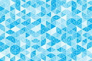 Blue Hexgrid Pattern