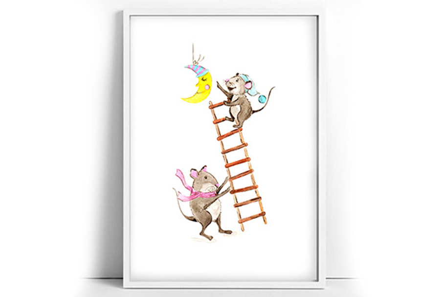 Printable Poster for Nursery in Illustrations - product preview 8