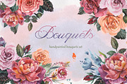 Bouquets, Watercolor collection