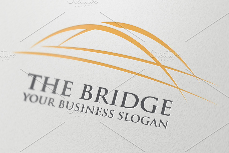 Bridge Symbol Design illustration in Logo Templates - product preview 8