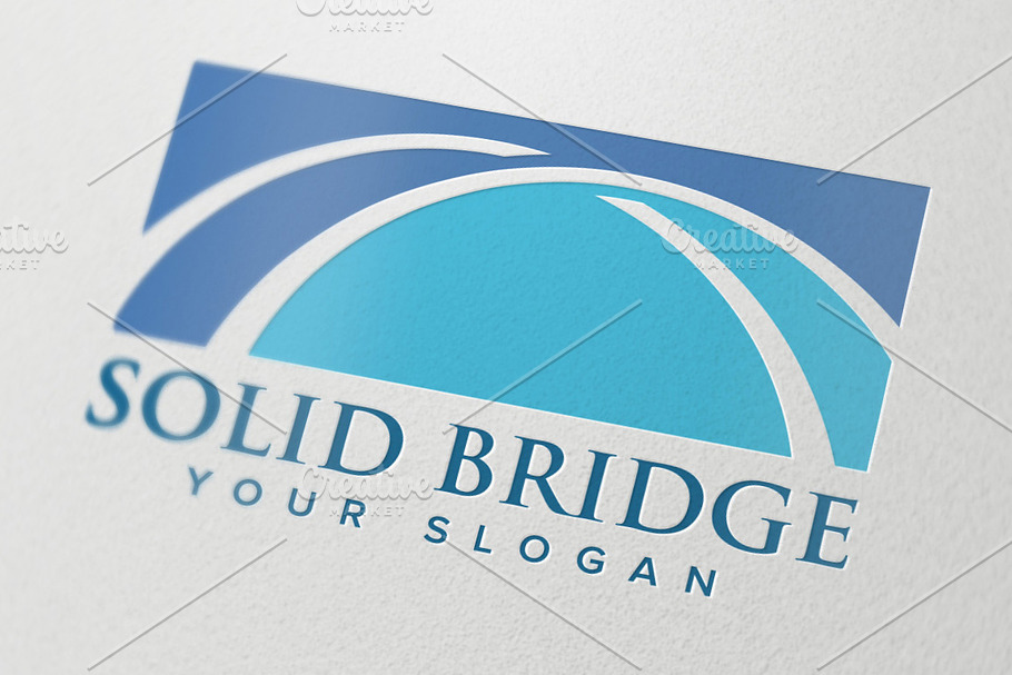 Bridge Symbol Design illustration in Logo Templates - product preview 8