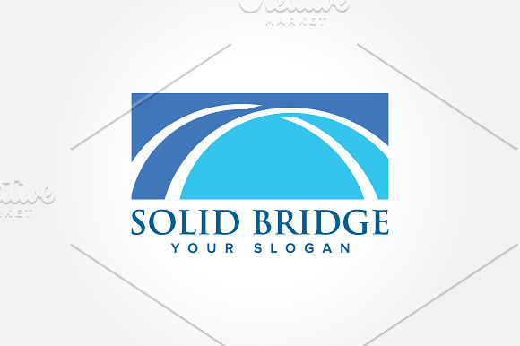 Bridge Symbol Design illustration in Logo Templates - product preview 1