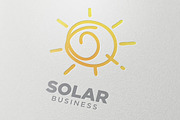 Solar technology Symbol Design