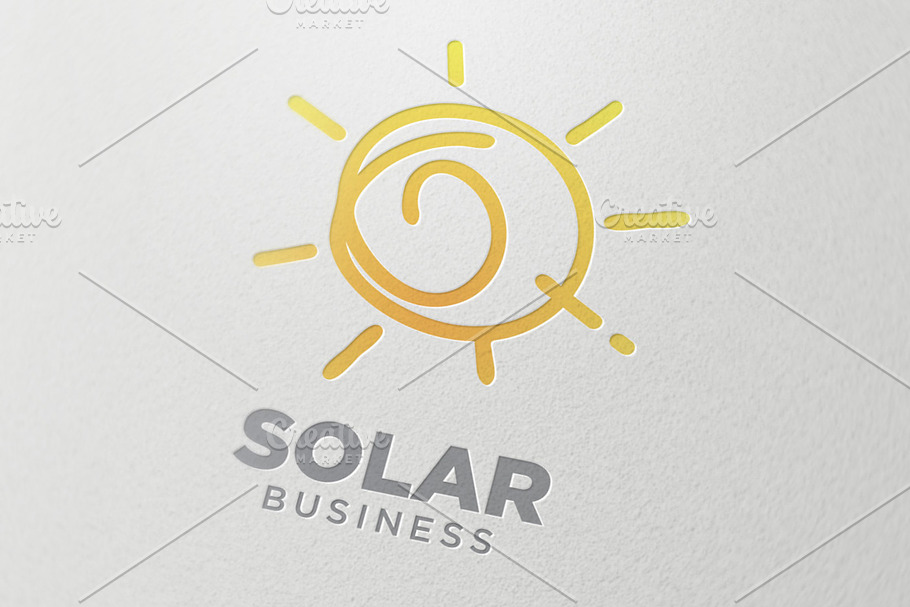 Solar technology Symbol Design in Logo Templates - product preview 8
