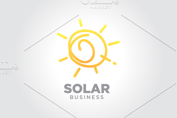 Solar technology Symbol Design in Logo Templates - product preview 1