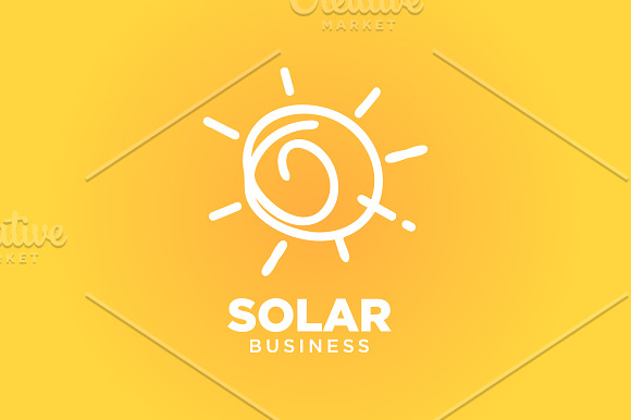 Solar technology Symbol Design in Logo Templates - product preview 2