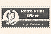Retro Print Effect