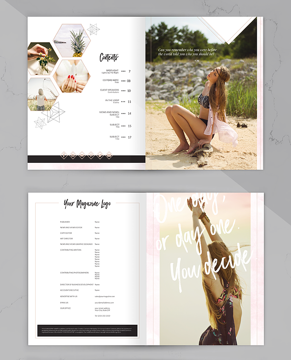Gypsy Collective Magazine Layout in Magazine Templates - product preview 2