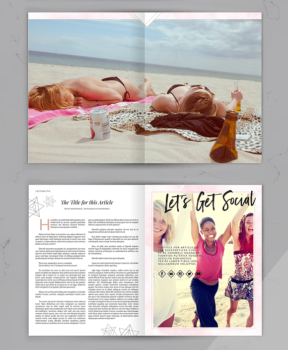 Gypsy Collective Magazine Layout in Magazine Templates - product preview 6
