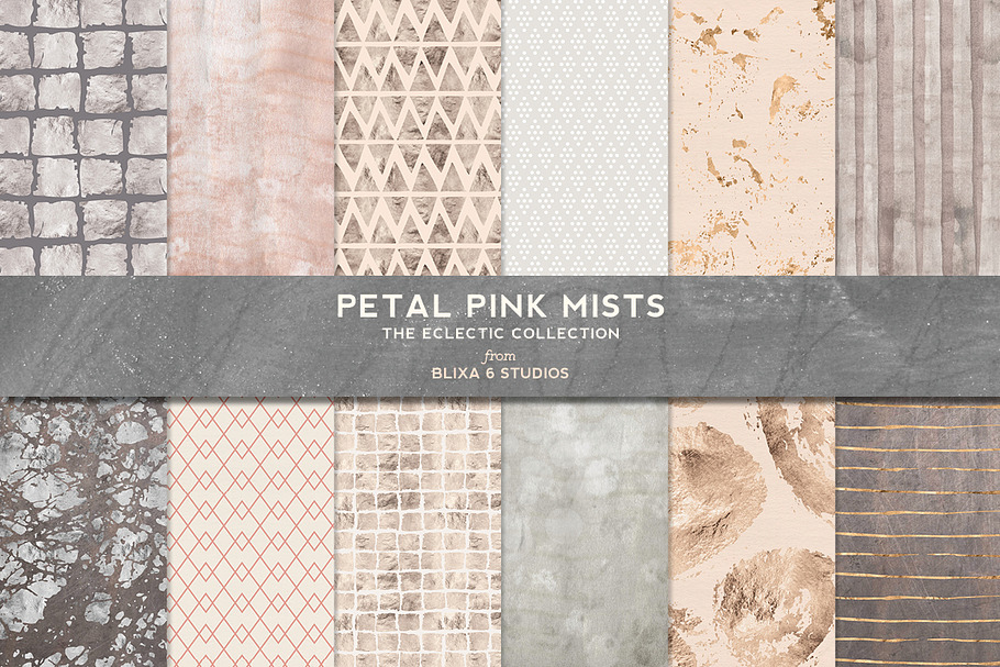 Petal Pink Mists: Rose Gold & Silver