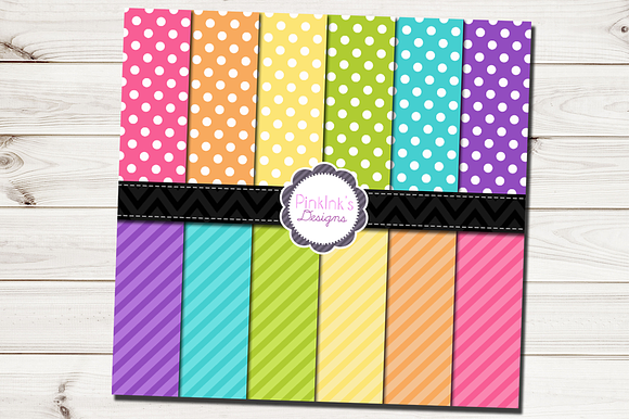 98% OFF SALE digital paper bundle! in Patterns - product preview 3