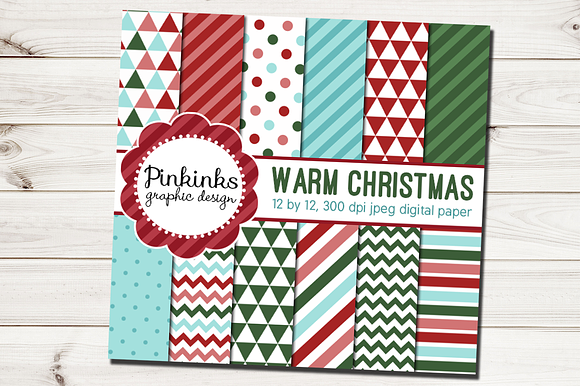 98% OFF SALE digital paper bundle! in Patterns - product preview 8