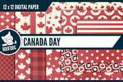 Canada themed digital backgrounds
