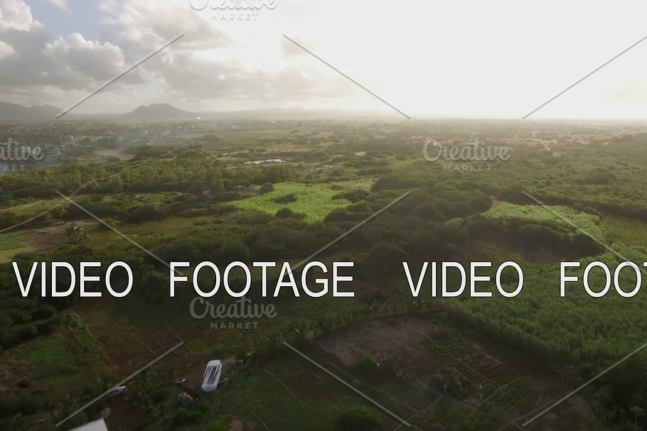 Aerial landscape of Mauritius Island in Graphics - product preview 8
