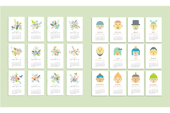 Calendars 2015 in Illustrations - product preview 1