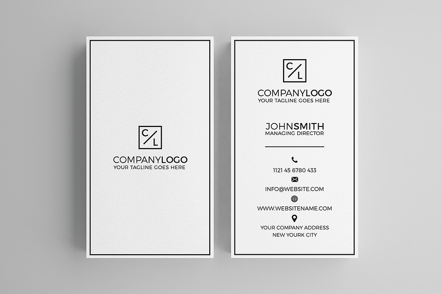 Minimal Modern Business Card V2 in Business Card Templates - product preview 8
