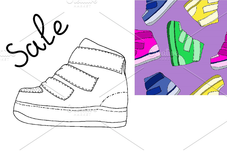 Sport shoe illustration in Illustrations - product preview 8