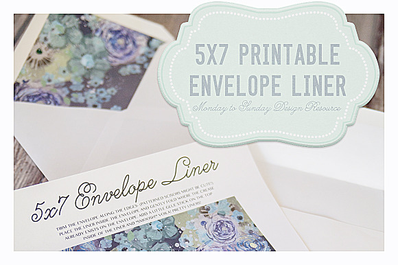 Save 50% 5x7 Handy Envelope Liners in Card Templates - product preview 1