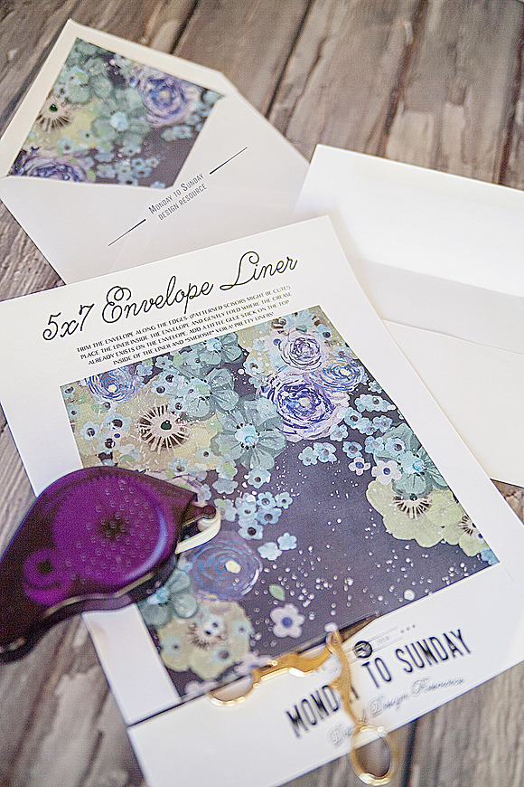 Save 50% 5x7 Handy Envelope Liners in Card Templates - product preview 2