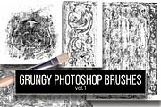 Grungy Photoshop brushes vol. 1