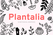 Plantalia - 21 botanical graphics