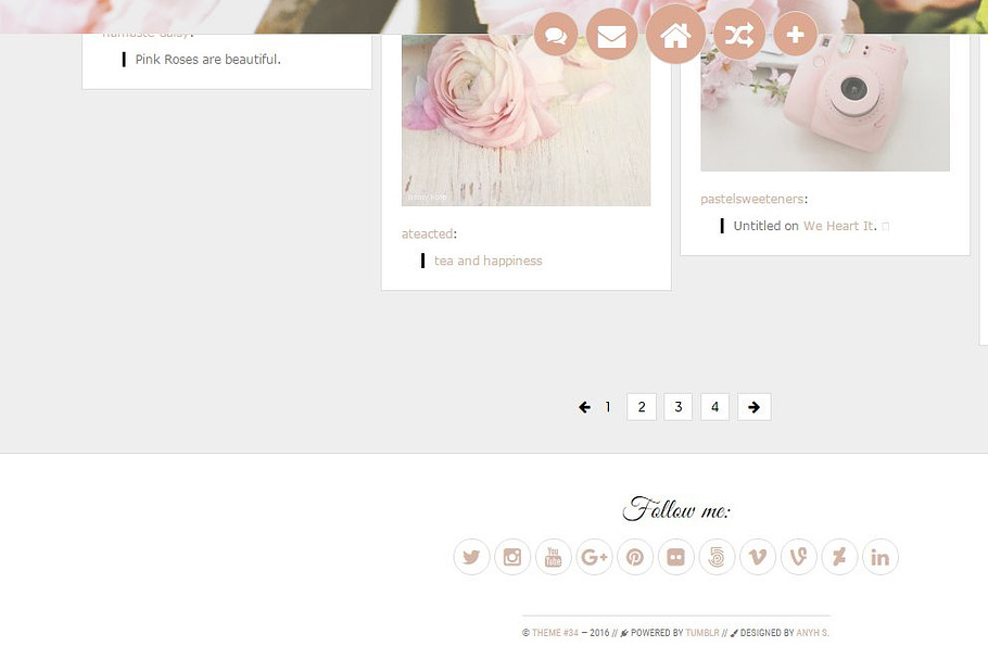 Isabela - Tumblr Theme in Tumblr Themes - product preview 2