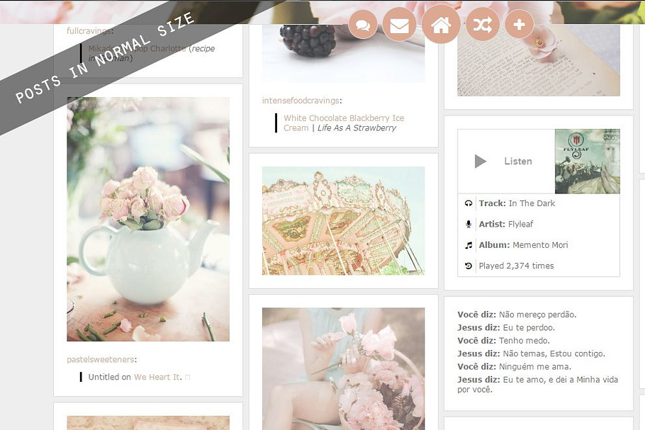 Isabela - Tumblr Theme in Tumblr Themes - product preview 6