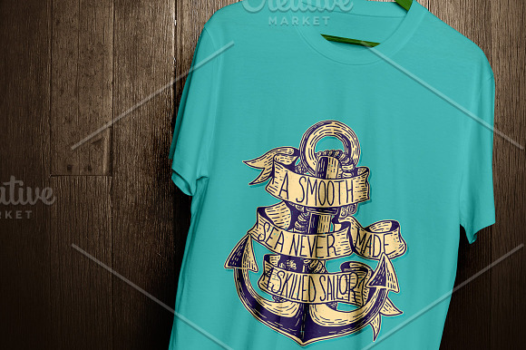 Anchor Collection Of T-shirt Designs in Illustrations - product preview 3