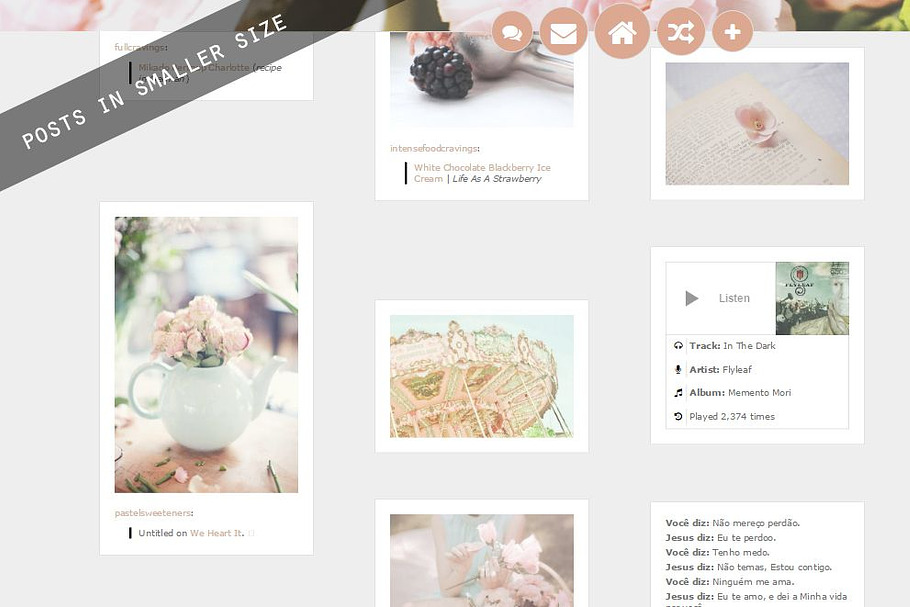 Isabela - Tumblr Theme in Tumblr Themes - product preview 8