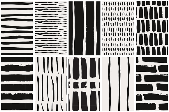 Handdrawn Lines Patterns in Patterns - product preview 5