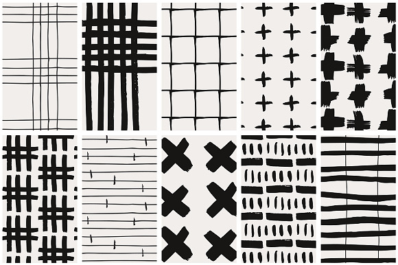 Handdrawn Lines Patterns in Patterns - product preview 8