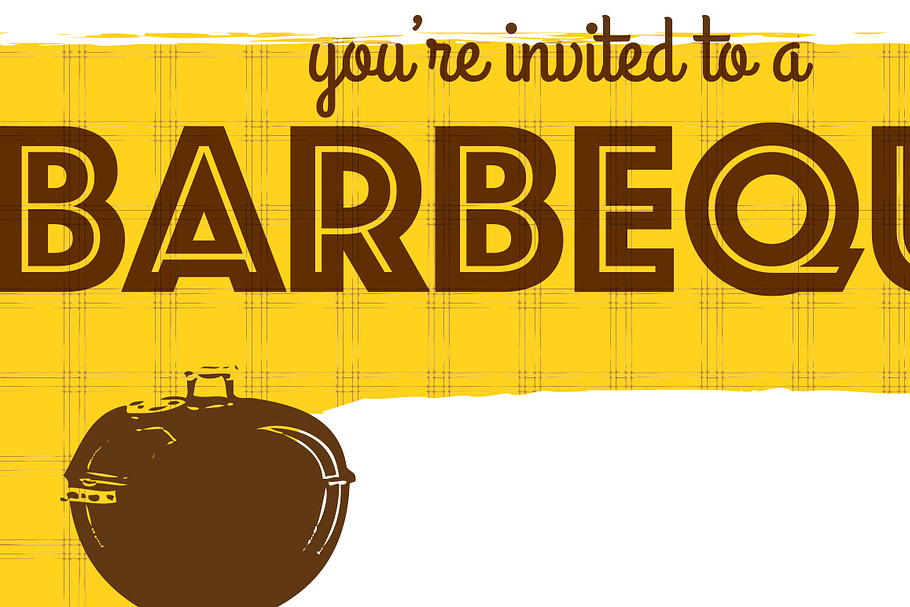 BBQ invitation in Card Templates - product preview 8