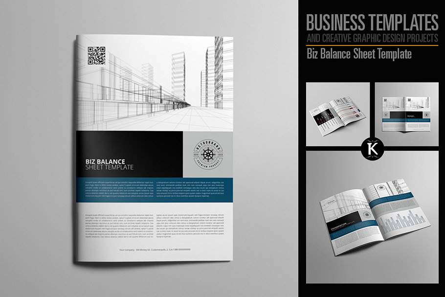 Biz Balance Sheet Template in Templates - product preview 8