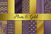 Plum and Gold Christmas / Wedding