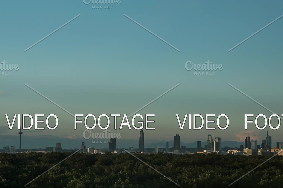 Timelapse of evening and night in Frankfurt, Germany in Graphics - product preview 8