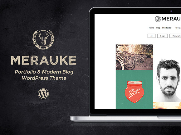 Merauke - Portfolio & Modern Blog in WordPress Portfolio Themes - product preview 3